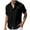 Black, variant on Short Sleeve Shirts for Men Men Casual Solid Pullover Short Sleeve Stand Collar Saint V Button Tops T-Shirt Pocket Blouse Short Sleeve Dress Shirts for Men Mens Shirts Short Sleeve