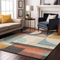 thumbnail image 7 of Addison Rugs Mayfield Premium Machine Washable Transitional Geometric Gray Rectangle Rug, 10' X 14' Machine Washable Transitional Geometric Gray Oversized Sherpa Throw Blanket, 7 of 7
