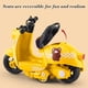 thumbnail image 3 of Moto de juguete para niños | Coche de fricción con piezas móviles | Asiento abatible y ruedas antideslizantes | Juguete educativo de rol para niños a partir de 3 años, 3 of 6