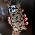 thumbnail image 7 of Luxury Glitter Gold Phone Case for iPhone 14 15 Pro Max 13 12 11 XS XR X 8 7 Plus iPhone15 Women Ring Holder Original Back Cover, 7 of 7