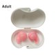 thumbnail image 3 of 1 par de tapones para los oídos suaves para dormir, tapones para los oídos impermeables a prueba de polvo de silicona ambiental, accesorios de Deportes acuáticos Rosado Modelle für Erwachsene Greeniant OD000550-07B, 3 of 6