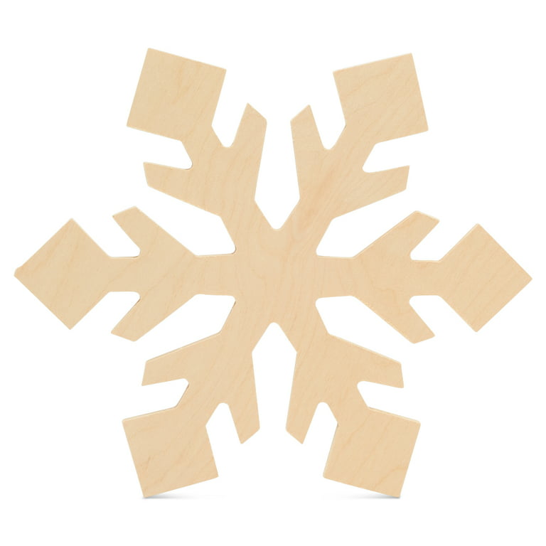 Woodpeckers Wooden Snowflake Cutouts, Use as Snowflake Ornament, Christmas  Coasters and as Wooden Snowflakes For Crafts, 6 Inch, Pack of 100