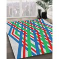 thumbnail image 2 of Ahgly Company Indoor Rectangle Patterned Blue Green Novelty Area Rugs, 6' x 9', 2 of 6