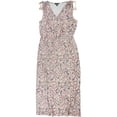 thumbnail image 1 of Ralph Lauren Womens Floral Maxi Dress, Pink, Small, 1 of 1