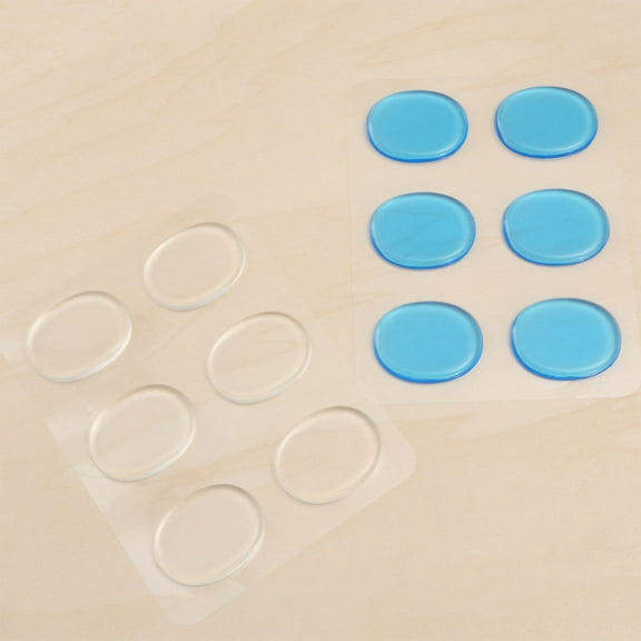 OUNONA 12 PCS Gel Pads Drum Mute Pad Cymbal Dampeners Self-adhesive Drum Pads Size 1