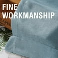 thumbnail image 5 of Turquoize Natural Linen Light Filtering Semi Sheer Living Room Curtains Back Tab Loop Pocket 2 Panels for Bedroom,52" X 63", Stone Blue, 5 of 6