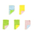 thumbnail image 1 of 5pcs Two-Color Splice High Water Absorption Cleaning Towel Multipurpose Microfiber Cleaning Cloth (Pink Blue/Pink Green/Pink Yellow/Green Yellow/Green Blue), 1 of 4