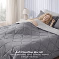 thumbnail image 7 of U by Bedsure Queen Comforter Set, 7 Pieces Bed in a Bag, Reversible Lightweight Bedding Set, Gray, 7 of 7