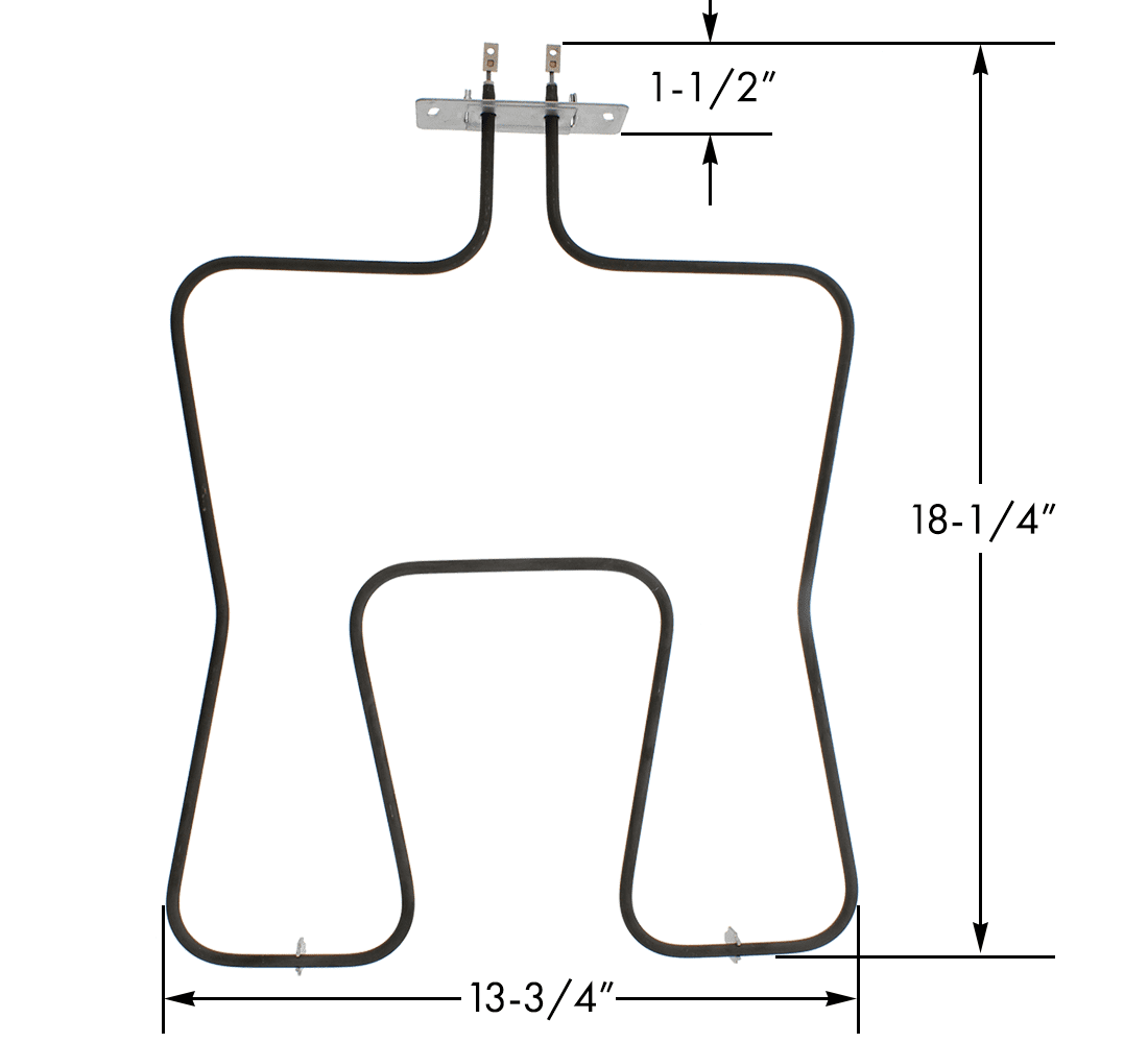 Exact Replacement Parts WB44X5043 Ge Range Bake Element Replaces Wb44x5028