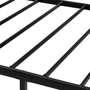 King Size Bed Frame with Headboard and Footboard,Bed Frame King Size,Metal Bed Mattress Foundation,Under Bed Storage,No Box Spring Needed