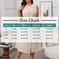 thumbnail image 3 of Levmjia Women Summer Dresses Sleeveless Round Neck Casual Polyester Solid Color Loose Fit Beach Vacation Outfit Multiple Colors Available, 3 of 8