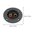 thumbnail image 2 of SKISUNO 4Pcs Subwoofer Box Terminal Cup ABS Material For Ships, 2 of 8