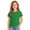 42# Army Green, variant on Girls Short Sleeve T Shirts Kids Summer Basic Tee Crewneck Cute Tops Gray,10-11 Years