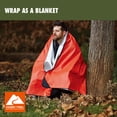 thumbnail image 4 of Ozark Trail Emergency Survival Camping Blanket, Orange, 0.99 lb, 4 of 7