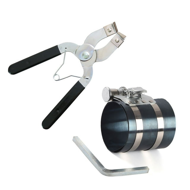 Riwesomey Alicates de trinquete: herramienta duradera y confiable para todos los anillos de pistón del motor que necesitan compresor Alicates de Type3 NO3
