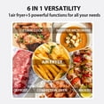 thumbnail image 3 of TOSHIBA Inverter Countertop Microwave Oven Air Fryer Combo MASTER Series, Broil, Convection, Speedy Combi, Even Defrost 11.3'' Turntable Sound On/Off, 27 Auto Menu&47 Recipes, 3 of 5