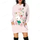 thumbnail image 5 of Sudaderas con capucha de otoño para mujer, sudaderas largas de HELLO KITTY con diseño de patchwork, sudaderas ajustadas a la moda para mujer, sudaderas con capucha, abrigos casuales para mujer, 5 of 5
