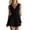 Black, variant on Women’s Casual Summer Romper Sleeveless Wrap V-Neck Belted Short Jumpsuits with Pockets Dressy Summer Wide Leg Beach Vacation One Piece Outfit