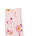 thumbnail image 3 of Garanimals Baby Girls Ruffle Waist Print Ribbed Leggings, Sizes 0M-24M, 3 of 3