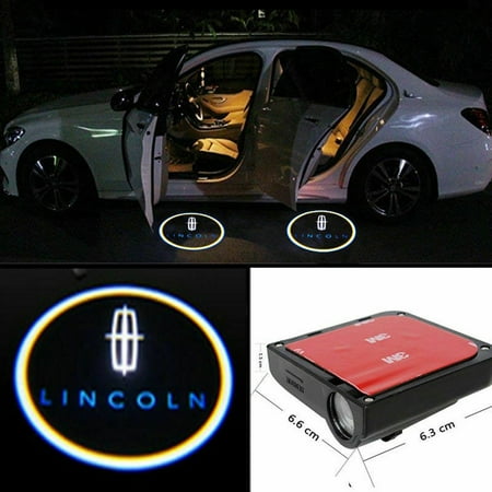 2x Wireless For Lincoln Car Door Led Logo Ghost Shadow