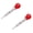 Red2, variant on Automatic Center Punch Heavy Duty Spring Loaded Marking Tool for Drilling Metal Wood No Hammer Needed Precise Center Punch Pen, 1Pcs (Yellow)