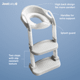 thumbnail image 6 of Jool Baby Potty Training Seat with 2 Step Ladder for Toddlers - Splash Guard, Adjustable Height (Gray), 6 of 8