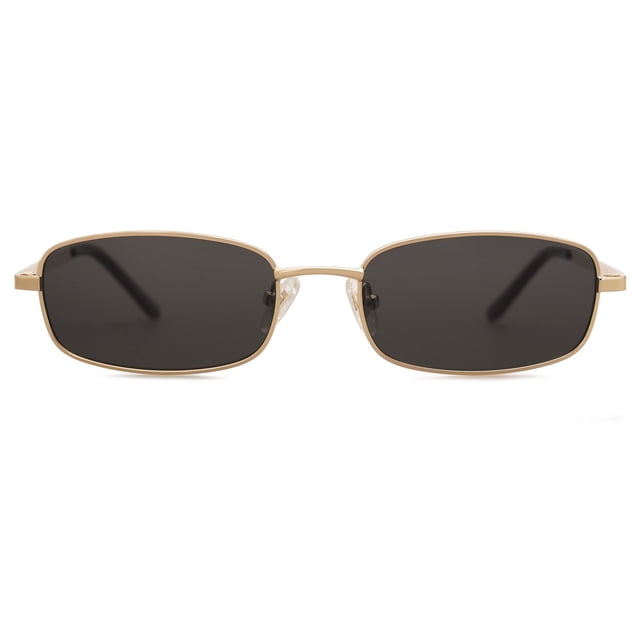 Gafas de sol SOJOS Y2k Rectángulo estrecho SJ1187 dorado/gris UV400