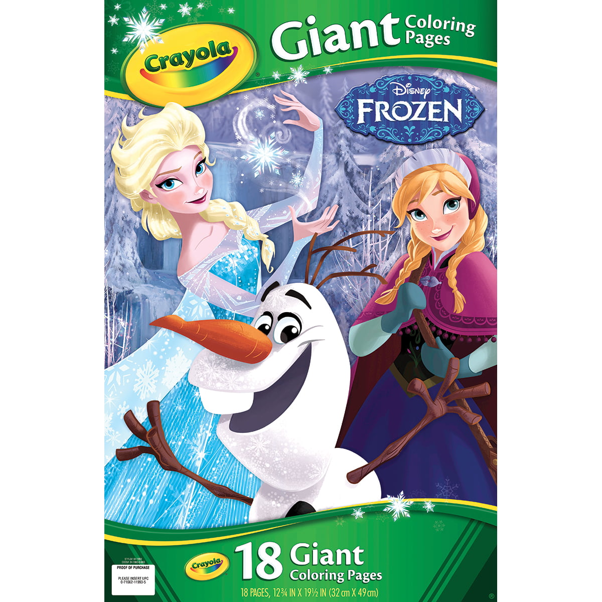 Crayola Giant Coloring Pages Featuring Disney'S Frozen, 18 ...