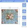 thumbnail image 5 of BZSMCE Towel Cotton Face Towel Soft Hand Towels Fashion Charming Rose Garden Wallpaper Pattern, 5 of 9