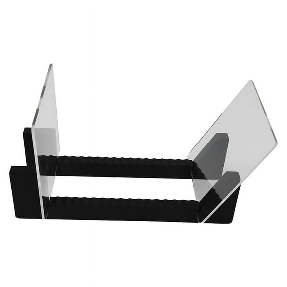 Vinyl Record Storage -Vinyl LP Rack 13.7 Inches Long Holders (Black)