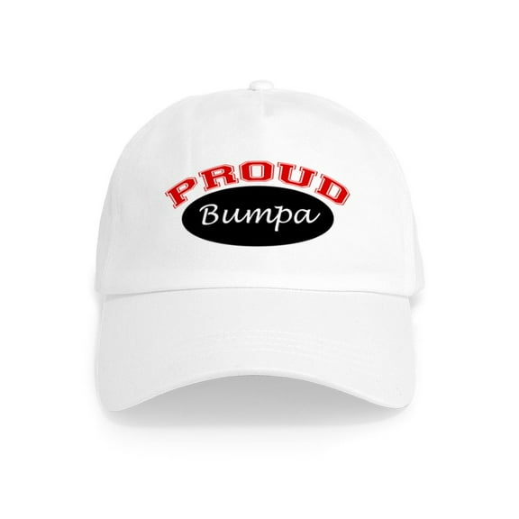 CafePress - Proud Bumpa Cap - Adjustable 100% Brushed Unisex Casual Cotton Baseball Cap, Beige, 1