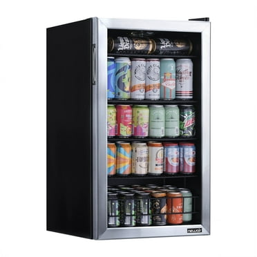 Newair Beverage Refrigerator Cooler |126 Cans Free Standing with Glass Door