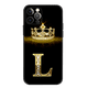 thumbnail image 1 of Funda de silicona suave para iPhone, carcasa con letras de corona de diamante, 11, 13, 12, 14 Pro, 14 Pro, Max, XS, XR Fivean unisex, 1 of 2