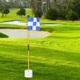 thumbnail image 1 of Bandera de putting green de golf y putt de práctica de copa de hoyo, bandera de golf, mástiles de bandera de golf, juego de copa de hoyo de bandera de Azul, 1 of 8