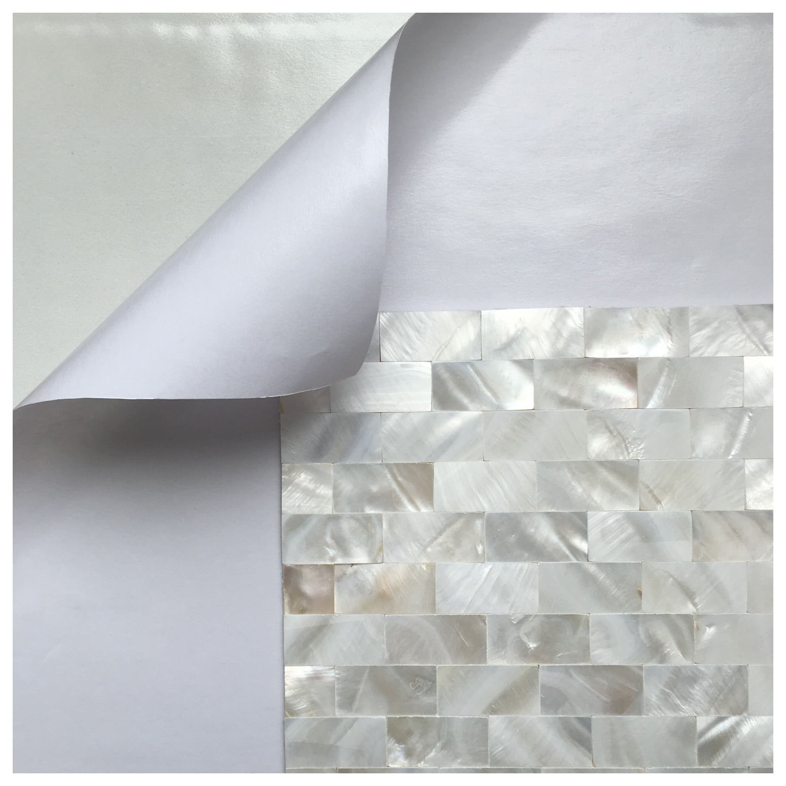Peel and stick mother of pearl backsplash outlet