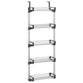 thumbnail image 3 of vidaXL Door Organizer with 5 Shelves 20.5"x7.9"x53.1" Aluminum, 3 of 6