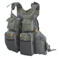thumbnail image 1 of Fly Fishing Vest Multi Pocket Fishing Waistcoat Breathable Adjustable Fishing Life Jacket With Floating Pad, 1 of 8