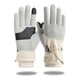 thumbnail image 4 of Guantes de invierno cálidos y resistentes al viento, de felpa gruesa, con dedos completos, para pantalla táctil, para ciclismo al aire libre, con cremallera, talla única, unisex., 4 of 4