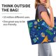 thumbnail image 2 of Balery Dinosaur In Space Bolsa Tote Estilo Estético con Cremalleras, Bolsa de Hombro, Bolsa de Compras Grande y Plegable, 2 of 8