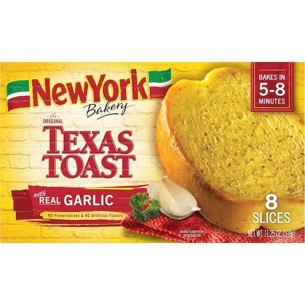 New York Bakery Garlic Texas Toast, 11.25 Ounce -- 12 per case