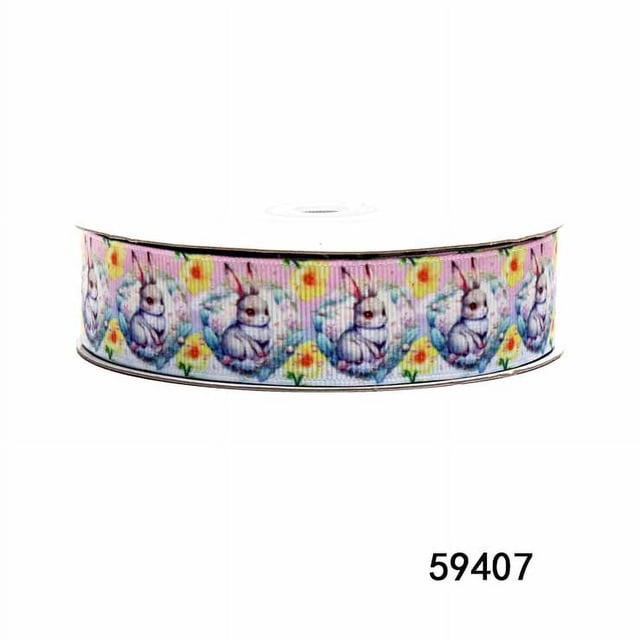 10Yards Animal Fabric Ribbons Printe Horse Rabbit Cartoon Grosgrain Ribbon for Hairbows Crafting Supplies Sewing Accessories Jiayi
