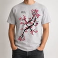 thumbnail image 6 of Veylor Haus Sakura Cherry Blossom Graphic, Japanese Blossom Tree Vintage, Unisex Cotton Streetwear Shirt for Men & Women, 6 of 9