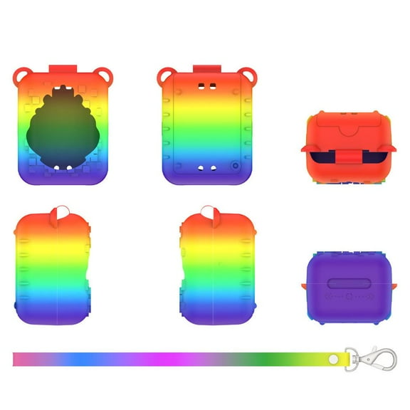 Silicone Cover Case for Bitzee Interactive Toy, Protective Skin Sleeve for Bitzee Virtual Electronic Pets,Digital Pet Accessories for Bitzee with Lanyard (Case Only)