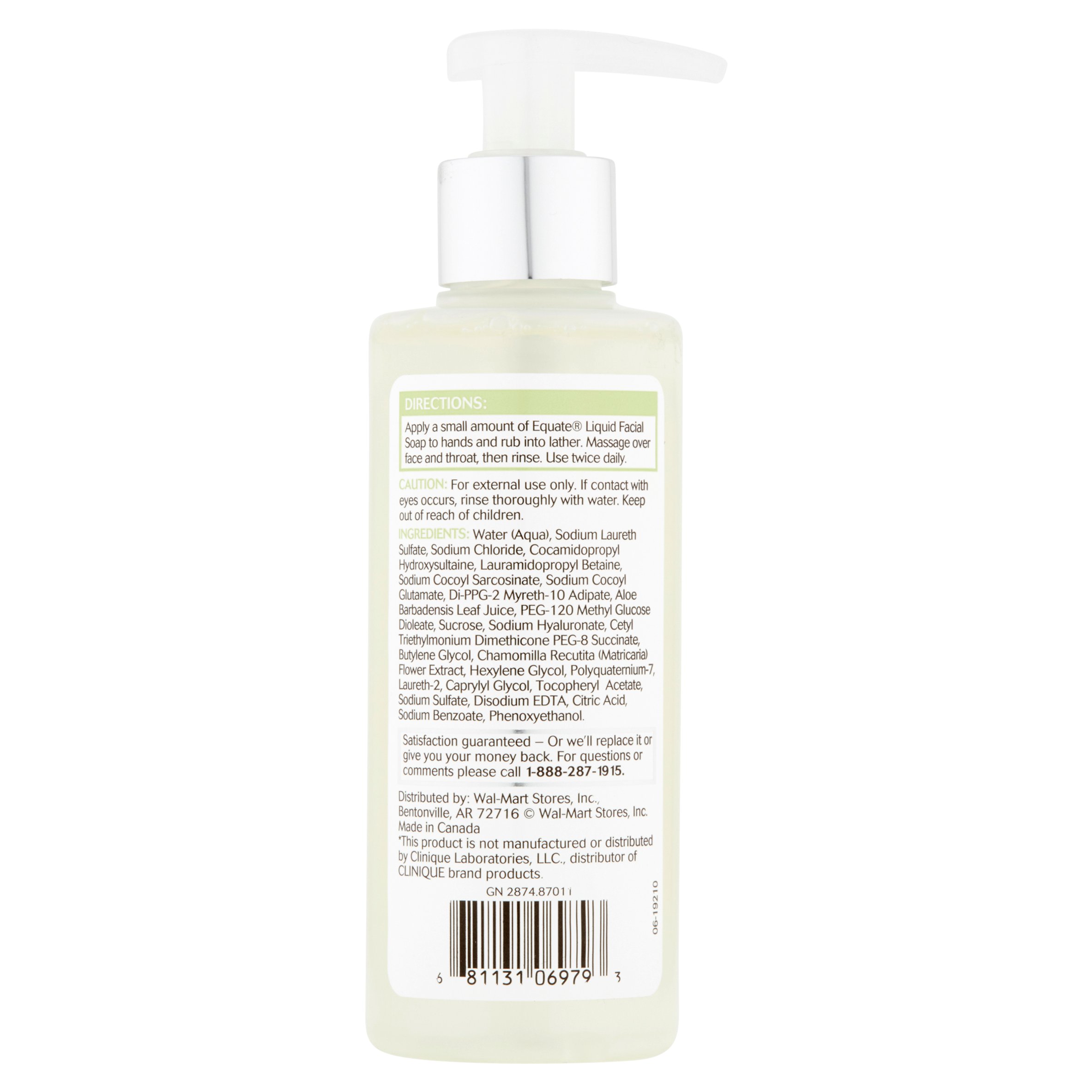 Equate Beauty Mild Liquid Facial Soap, 6.7 Fl. Oz. - image 4 of 5