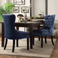 thumbnail image 6 of Chic Home Elizabeth Dining Side Accent Chair Velvet Upholstery, Set of 2, 6 of 11