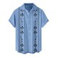 thumbnail image 4 of Hawaiian Shirt For Men, Men's Vintage Button Down Bowling Shirts Short Sleeve Summer Beach Shirt XL, 4 of 4