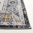thumbnail image 3 of SAFAVIEH Odyssey Edin Damask Area Rug, Dark Grey/Blue Gold, 5'3" x 7'6", 3 of 8