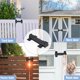 thumbnail image 5 of Slide Gate Latch,Slide Gate Latch Lock with Padlock Hole, Suitable for Wooden Fences,Barn Door Lock,Outdoor,Fence,Courtyard,Shed Lock,Cottages, Cabinet,Matte Black, 5 of 5