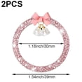 thumbnail image 2 of vlrwzc Car Bling Rhinestone Engine Start Ring Decals, 2pcs Car Push Start Button Cover Sticker, Sparkling Car Interior Accessories for Women, 2 of 7