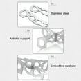 thumbnail image 4 of Soporte de estufa de alcohol Estufa de acero inoxidable Estante de soporte cruzado para acampar al aire libre Tmvgtek Para Estrenar, 4 of 9